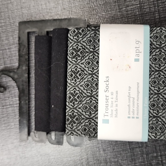 APT. 9 Trouser Socks Size 9-11 (3 PAIRS) - Picture 2 of 4